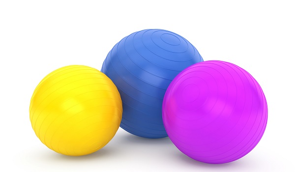 Pilates lopte u tri veličine