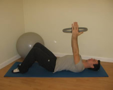 Vježba s pilates obručom