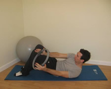 Vježba s pilates obručom