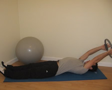 Vježba s pilates obručom