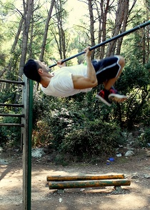 Vince Gironda style sternum  chin up