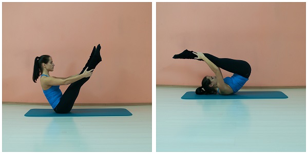 Open leg rocker (ljuljanje raširenim nogama)