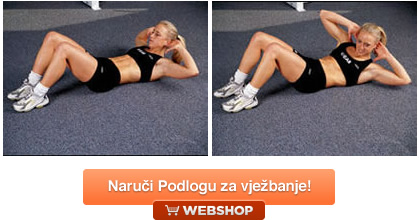 vježbe za trbuh - podloga