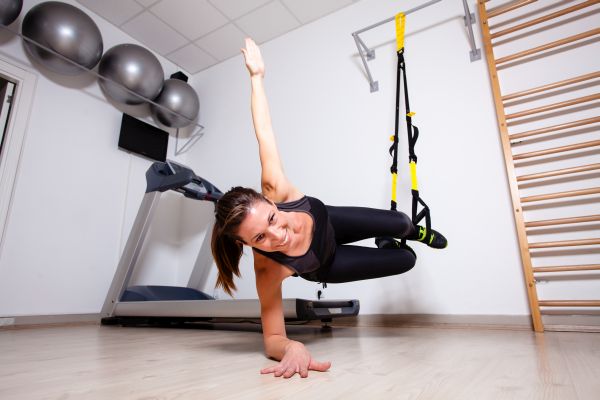 trx plank bocni