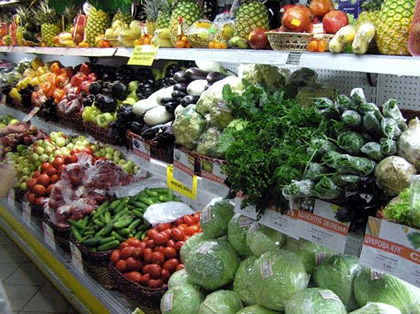 Voće i povrće u dućanu
