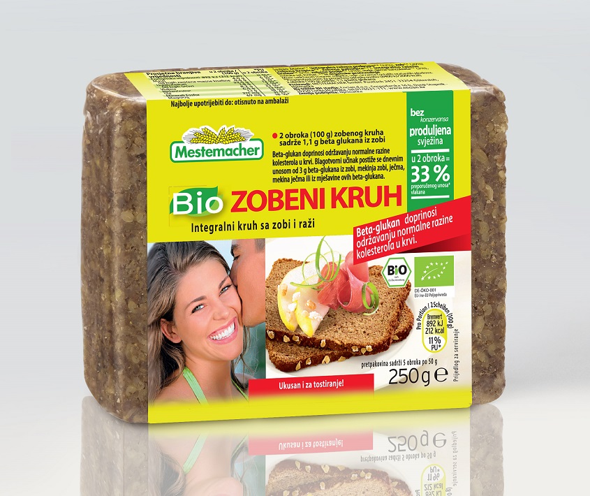 Bio zobeni kruh - 250 g