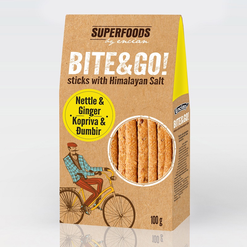 Prutići s koprivom, đumbirom i himalajskom soli - 100 g