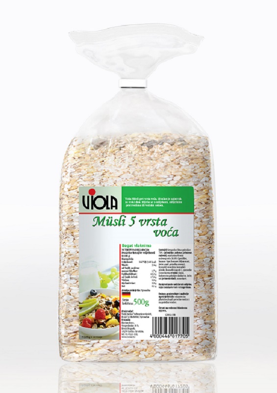 Müsli 5 vrsta voća - 500 g