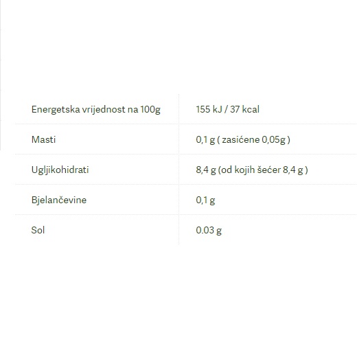 Bio Sok od borovnice - 750 ml