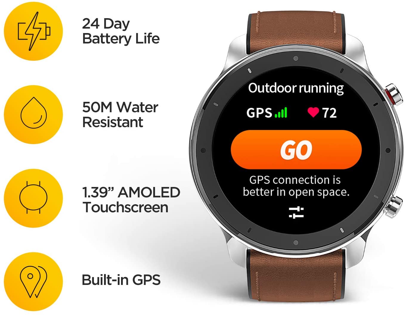 Xiaomi Amazfit GTR 47 mm (stainless steel) - fitness.com.hr webshop