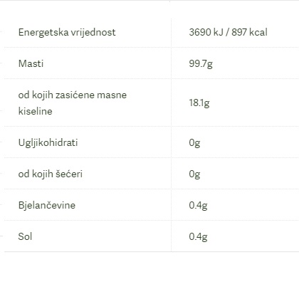 Bio Bučino ulje (hladno prešano) - 500 ml