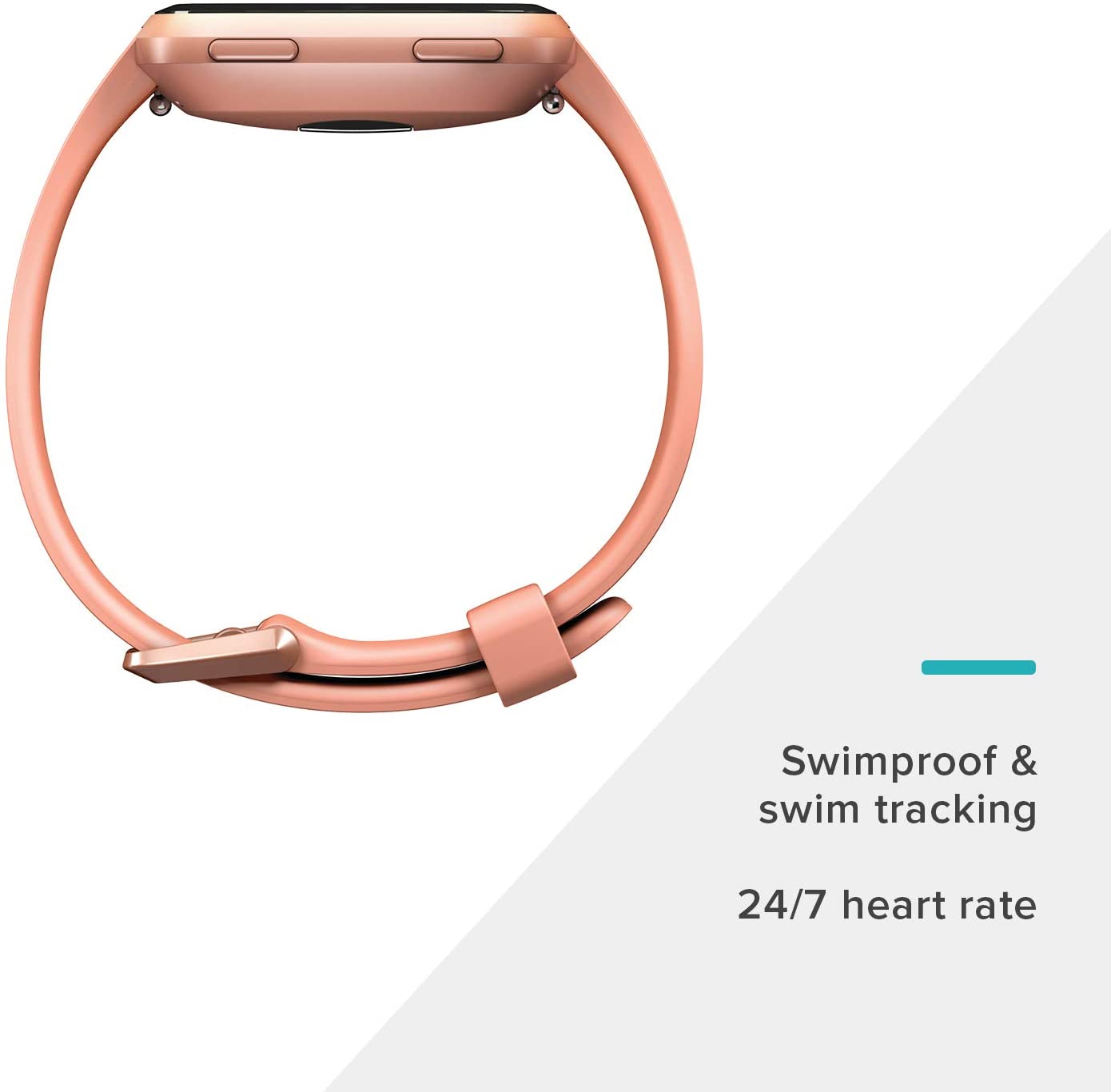 Fitbit Versa 3 (Pink Clay/Soft Gold)