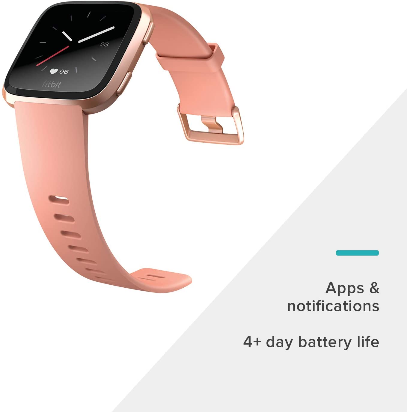 Fitbit Versa 3 (Pink Clay/Soft Gold)
