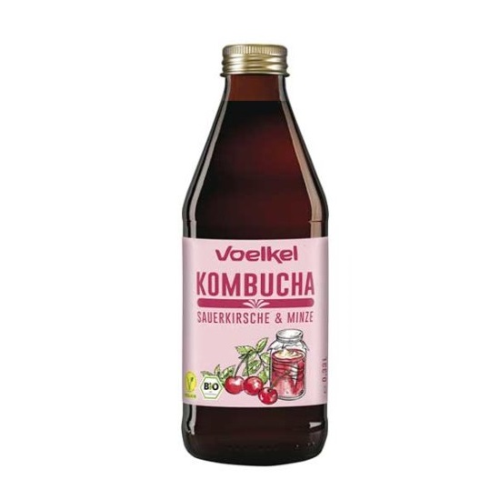 Bio Kombucha napitak od Višnje i Mente - 330 ml
