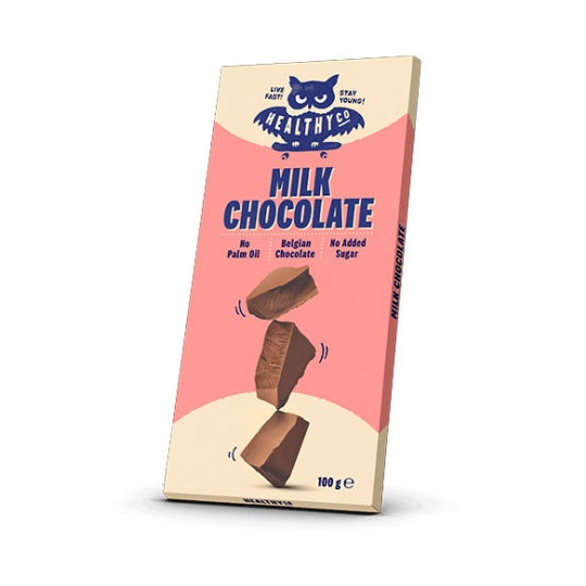 Mliječna čokolada bez dodanog šećera - 100 g