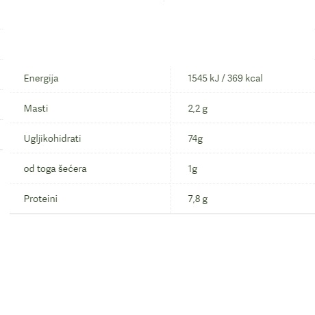 Bio Smeđa riža dugog zrna (Integralna) - 500 g