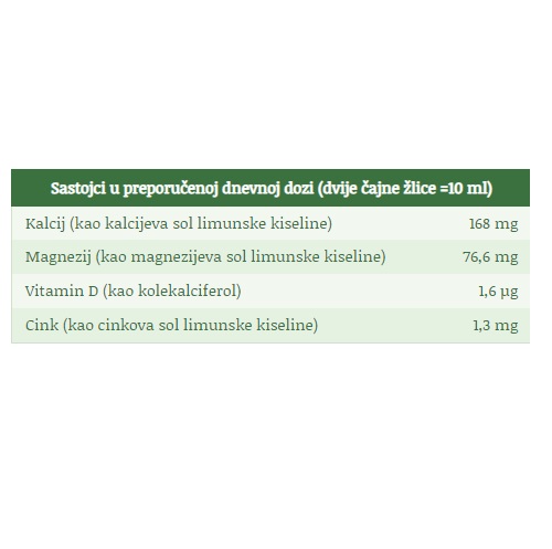 Tekući kalcijev i magnezijev citrat - 474 ml