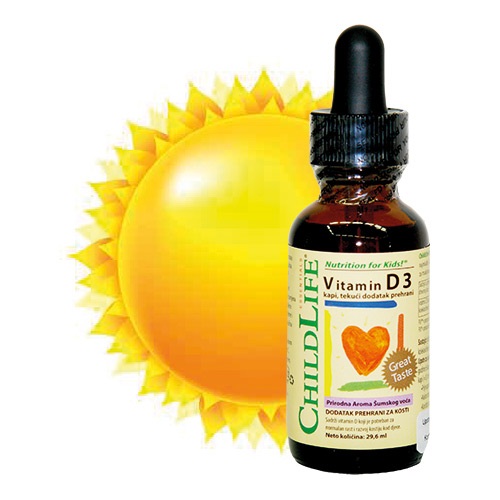Tekući vitamin D3 za djecu - 29,6 ml