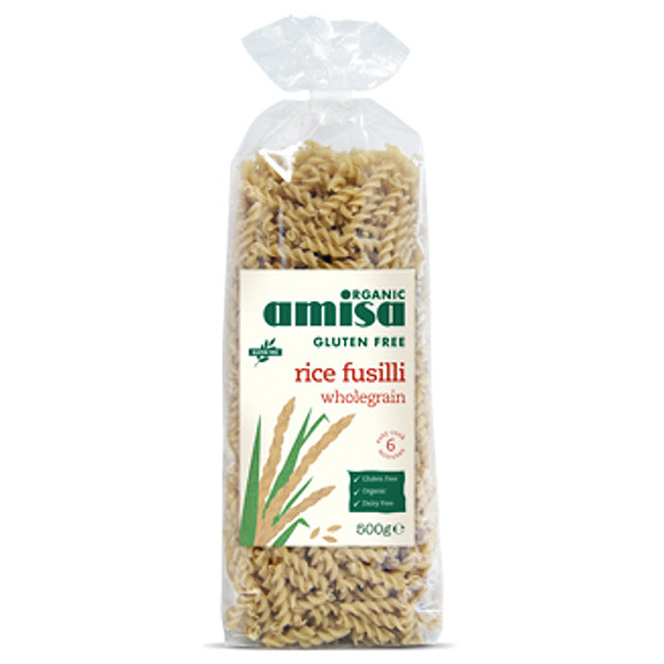 Bio Tjestenina fusili (integralna riža) bez glutena - 500 g