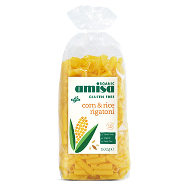 Bio Tjestenina rigatoni (kukuruz / riža) bez glutena - 500 g