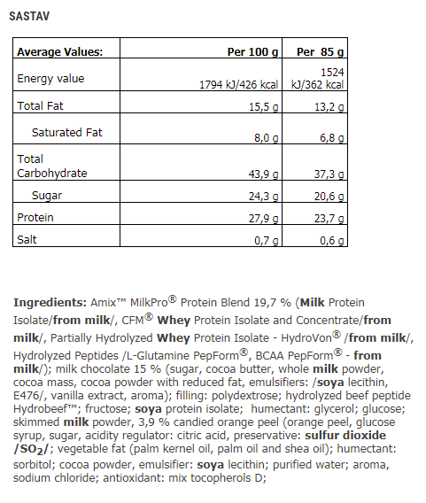 Exclusive Protein Bar - 85 g