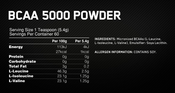 BCAA Powder 5000 - 345 g