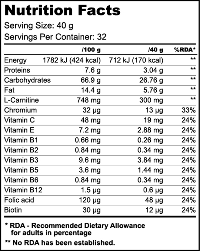 GO Energy Bar - 40 g