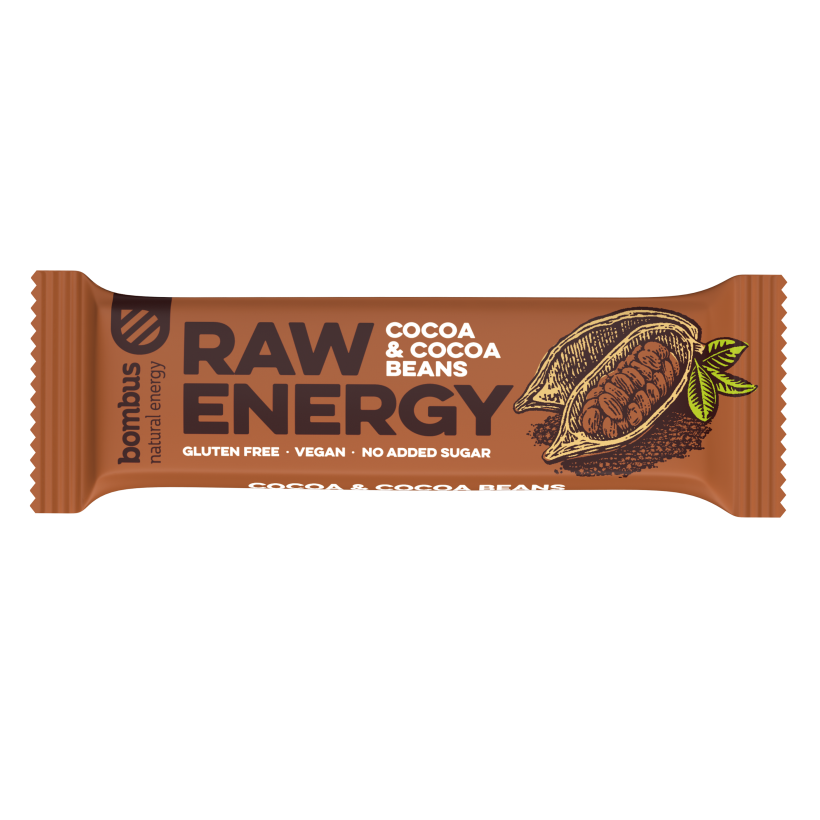 Raw Energy Bar (kakao & kakao zrna) - 50 g