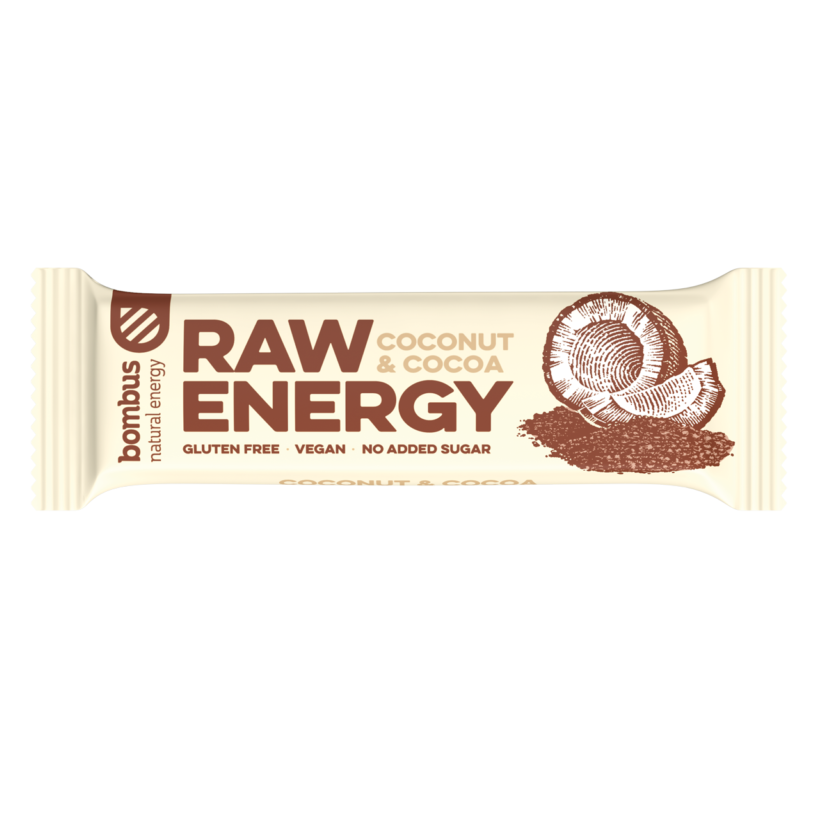 Raw Energy Bar (kokos & kakao) - 50 g