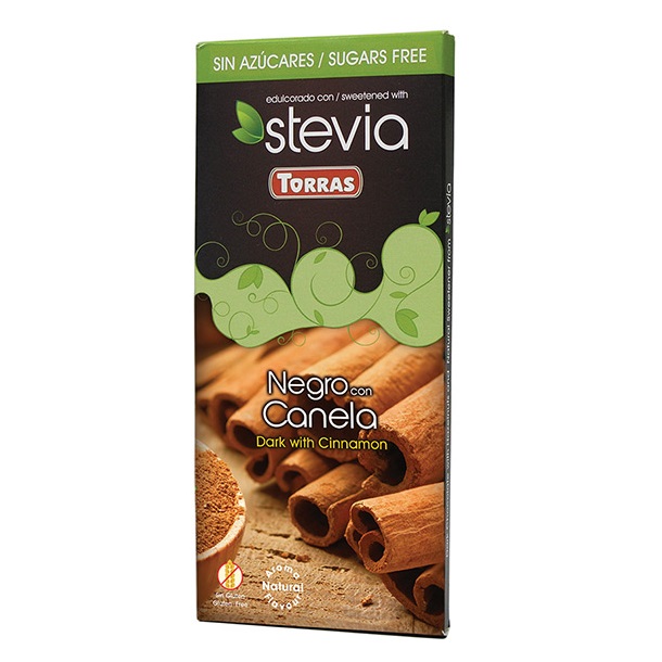 Čokolada tamna s cimetom stevia - 125 g