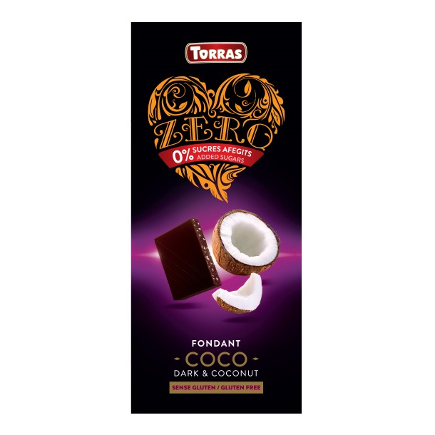 Čokolada tamna s kokosom zero line - 125 g