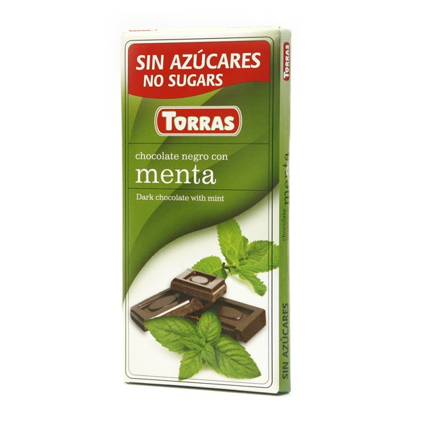Čokolada tamna s mentom - 75 g