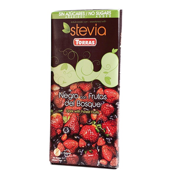 Čokolada tamna sa šumskim voćem stevia - 125 g