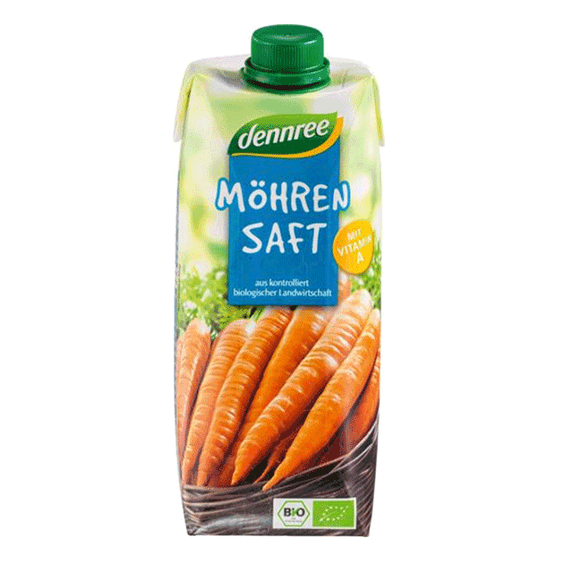 Bio Sok od mrkve Dennree - 500 ml