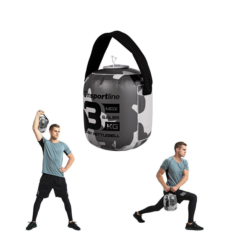 Kettlebell Insportline Quabell 3 kg