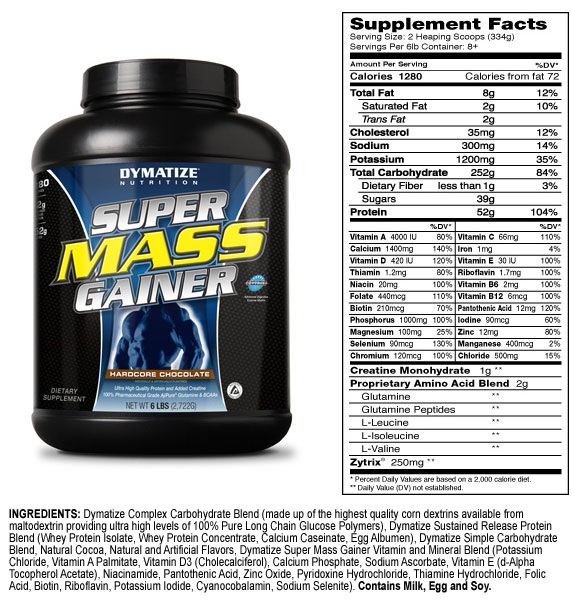 Super Mass Gainer - 2,7 kg