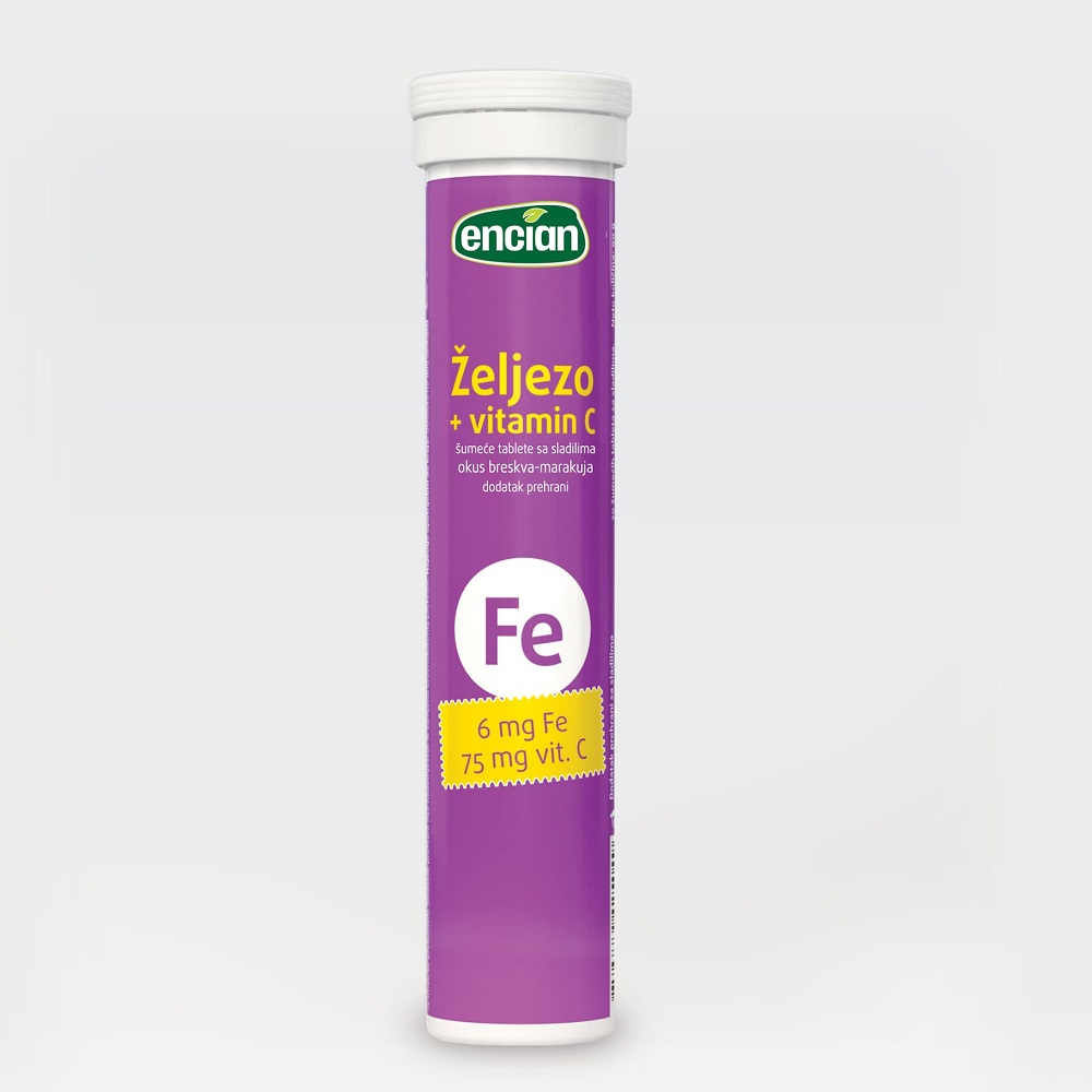 Željezo - 20 šumećih tableta