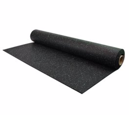 Gumena podna obloga u roli 1 m x 10 m x 5 mm (10% zeleni epdm)
