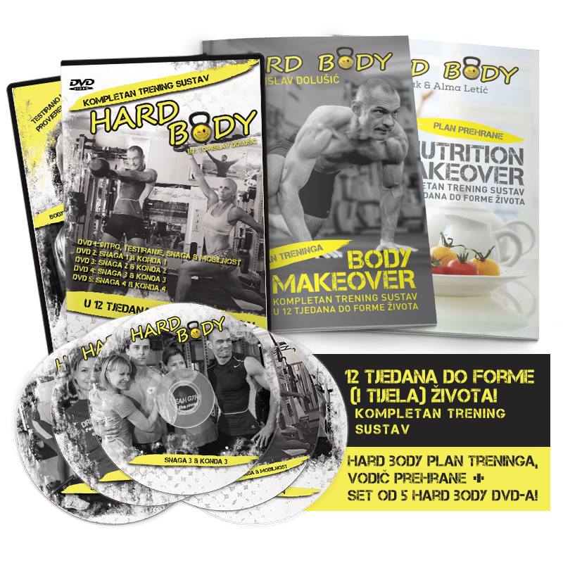 Hard Body - Kompletan trening sustav (5 DVD-a + knjiga)