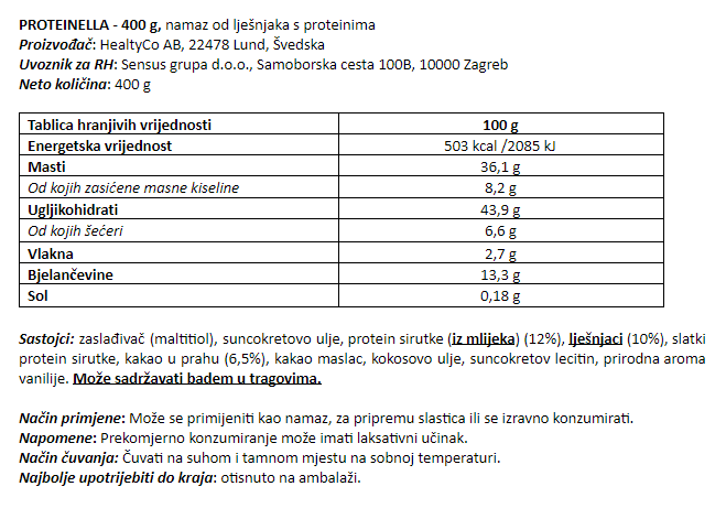 Proteinella XXL - 750 g