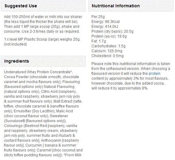 Impact Whey Protein - 2,5 kg