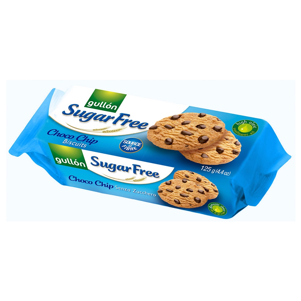 Keksi s komadićima čokolade bez šećera - 125 g