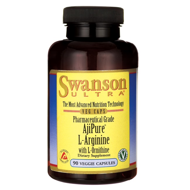 L-Arginine with L-Ornithine Ultra AjiPure - 90 kapsula
