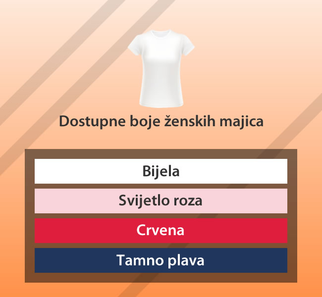 Ženska majica "Fitness.com.hr"
