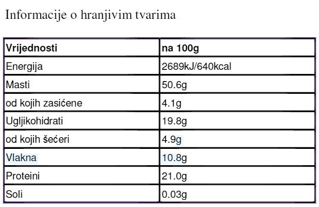 Maslac od badema Bio - 170 g