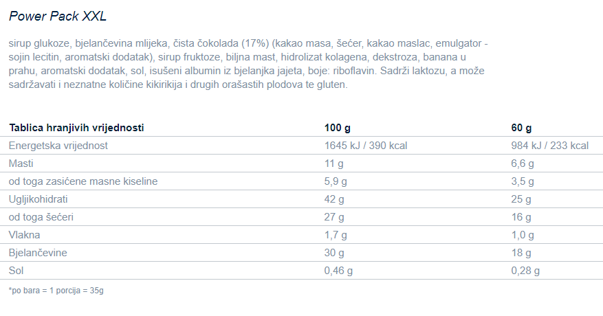 Power Pack XXL - 24 x 60 g