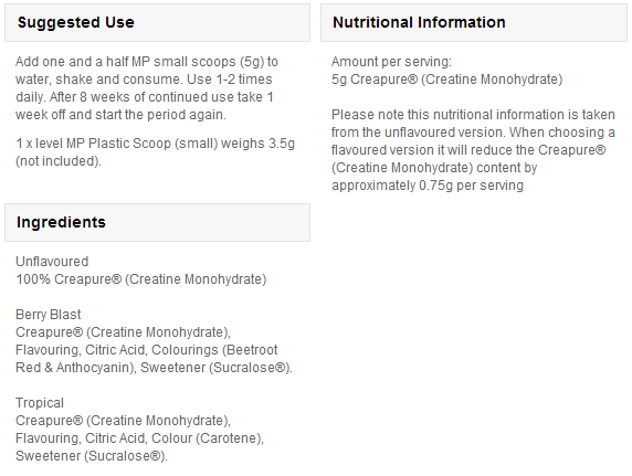 Creapure (Creatine Monohydrate) - 500 g