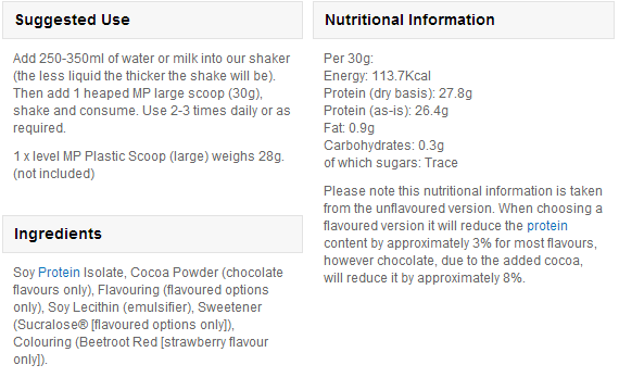 Soy Protein Isolate bez okusa - 1 kg