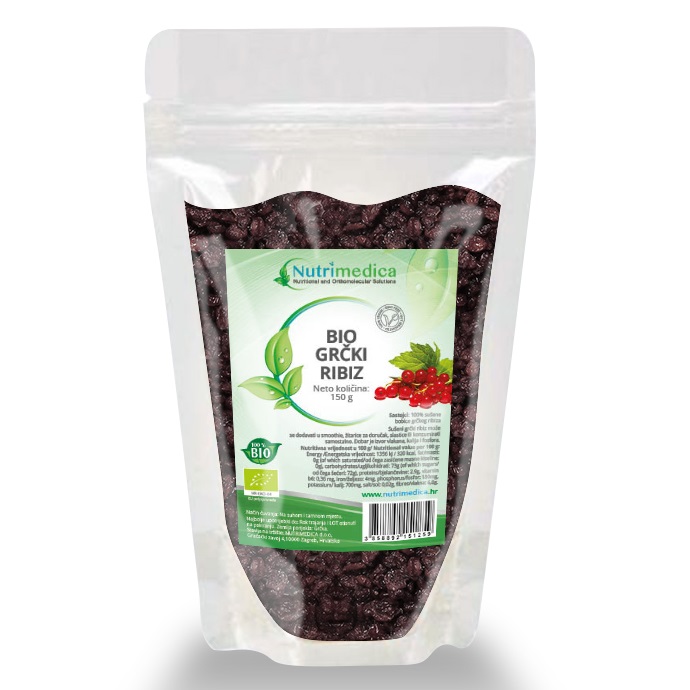 Bio Grčki ribiz sušene bobice - 150 g