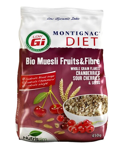 Bio Muesli Fruits & Fibre 450 g Nutrisslim  Shop